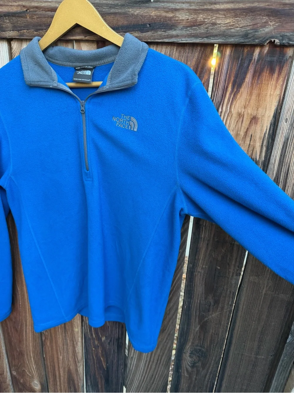 The North Face TKA 100 Glacier 1/4 Zip Fleece Pullover size M